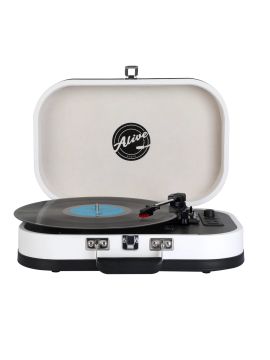 Виниловый проигрыватель Alive Audio VINTAGE Lady White Bluetooth