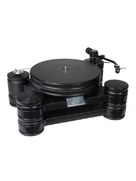 Виниловый проигрыватель Transrotor DARK STAR REFERENCE с тонармом Rega RB 330, MM головкой Transrotor Uccello, стандартным блоком питания и прижимным диском