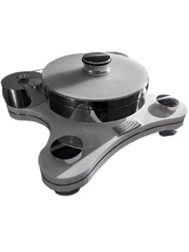 Виниловый проигрыватель Transrotor ZET 3 Glossy White (глянцевый белый) с тонармом Rega RB 880, MC головкой Transrotor Merlo, Блоком питания Konstant M1 Reference и прижимным диском