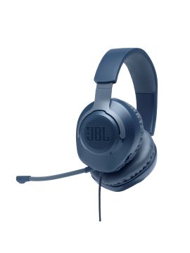 Игровые наушники JBL Quantum 100 blue (JBLQUANTUM100BLU)