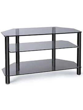 Подставка MD 512 slim (черный/дымчатое стекло)