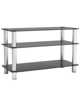 Подставка под телевизор MD 502 (хром/дымчатое стекло)