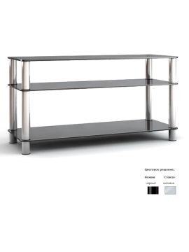 Подставка MD TV15 Flatform (черный/матовое стекло)