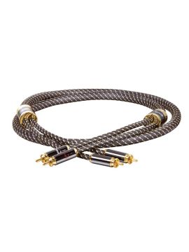 Кабель межблочный Dynavox Black Line Cinchkabel Stereo 1.5m (207481)