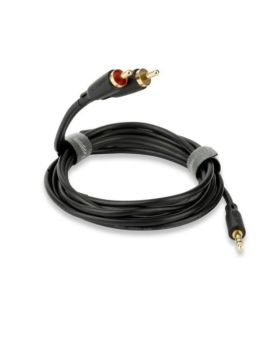 Межблочный кабель QED QE8111 Connect J2P Mini Jack - 2 RCA 0.75m