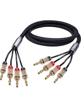 Акустический кабель Oehlbach STATE OF THE ART XXL Fusion Four Cable Set, 2x2,5m, bi-amping w.banana, D1C14324