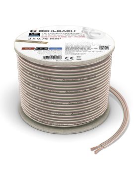 Акустический кабель Oehlbach PERFORMANCE Speaker Wire SP-7 30m, Spool clear, D1C205