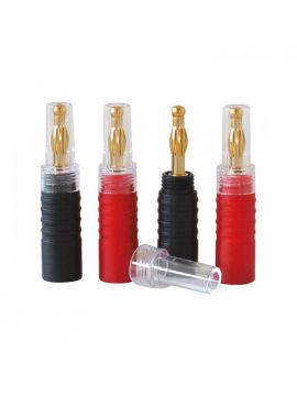 Разъём Dynavox Banana Red/Black (207306) комплект