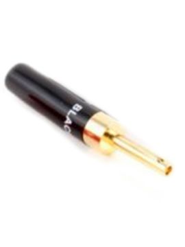 Разъем Black Rhodium Banana plug Gold plated до 4.5 mm black