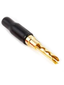 Разъем Black Rhodium Banana Z plug Gold plated до 4.0 mm black