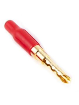 Разъем Black Rhodium Banana Z plug Gold plated до 4.0 mm red