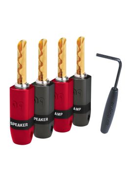 Комплект коннекторов AudioQuest SureGrip 300 - BFA GOLD(4)