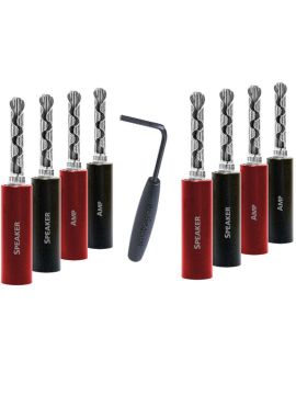 Разъемы AudioQuest SureGrip 100 - BFA SILVER (8 шт, BANANA SILVER)