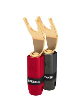 Комплект коннекторов AudioQuest SureGrip 300 - SPADE Gold, 4 шт