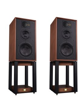 Полочная акустика Wharfedale 85th Anniversary Linton Antique Walnut со стойками
