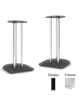 Стойки под акустику MD 203-600 (черный/матовое стекло)