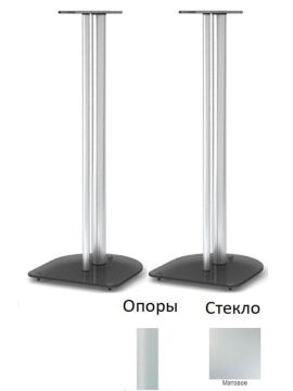Стойки под акустику MD 203-700 (хром/матовое стекло)