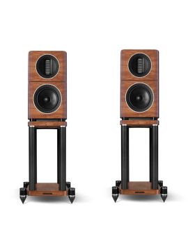 Полочная акустика Wharfedale Elysian 1 + Stand piano walnut