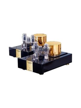 Ламповый усилитель Trafomatic Audio Reference 300B mono (black gloss/gold finish)