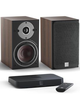 Комплект Dali Oberon 1 C Dark Walnut + Sound Hub Compact