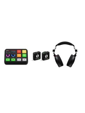 Комплект Rode аудиоинтерфейс STREAMER X, система Wireless ME, наушники NTH100