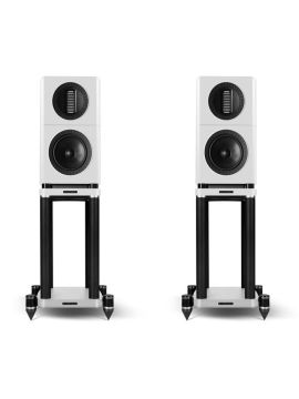 Полочная акустика Wharfedale Elysian 1 + Stand piano white