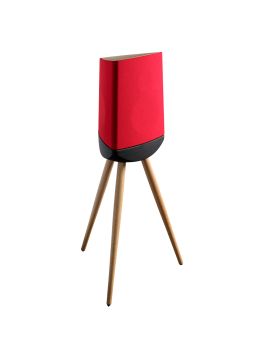 Полочная акустика Lyngdorf Cue-100 red with black base