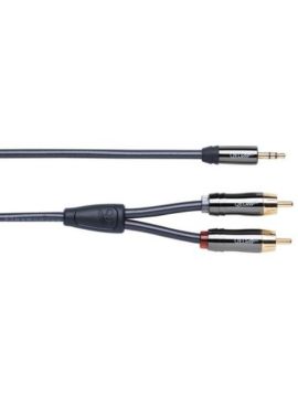 Кабель межблочный QED 6500 Performance Audio J2P Graphite 1.5m (3.5mm - 2RCA)