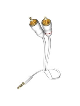 Кабель межблочный In-Akustik Star MP3 Audio Cable 3.5 Phone <> 2RCA 3.0m #00310003