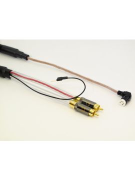 Кабель межблочный фоно Purist Audio Design Venustas Phono Din-RCA 1.2m Luminist Revision (Angle)