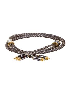 Кабель межблочный Dynavox Black Line Cinchkabel Stereo 0.6m (207479)