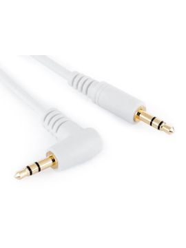Аудио кабель Eagle Cable HIGH STANDARD Mini (m) - Mini 90° (m) wh., 0.8m #20071308