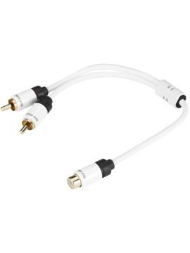 Кабель межблочный аудио Real Cable YRCA-1 0.2 m