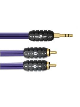 Кабель межблочный аудио Wire World Pulse 3.5mm to 2 RCA 1.5m