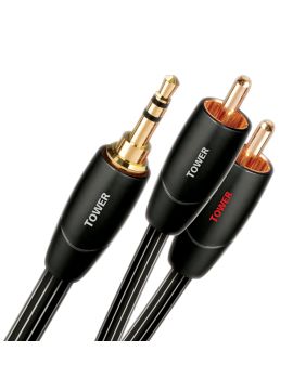Кабель межблочный AudioQuest Tower 3.5mm-2RCA 1.0m