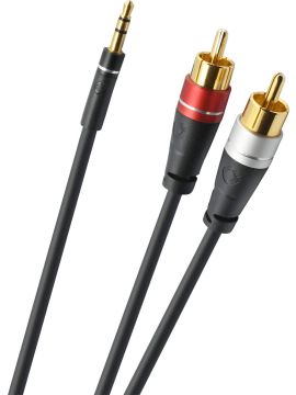 Кабель межблочный Oehlbach Select Audio Jack RCA Link, 1.0m (33190)