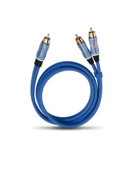 Кабель межблочный аудио Oehlbach BOOOM! Y-adapter cable blue 5,0 m (22705)