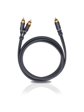 Кабель межблочный аудио Oehlbach BOOOM! Y-adapter cable anthracite, 3.0m (23703)
