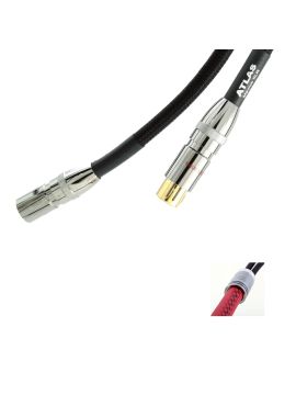 Кабель межблочный аудио Atlas Mavros XLR Luxe 1.50m Daytone Red Cross