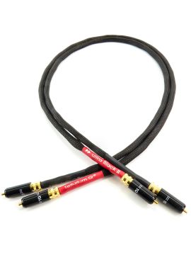 Кабель межблочный аудио Tellurium Q Ultra Black II RCA, 1.0м