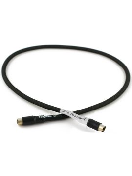 Кабель межблочный аудио Tellurium Q Silver Diamond DIN (5 pin) 1.0m