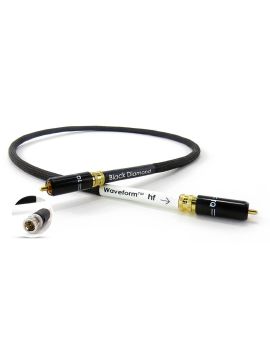 дубль Кабель межблочный аудио Tellurium Q Black Diamond Waveform HF Digital RCA / BNC 2.0m